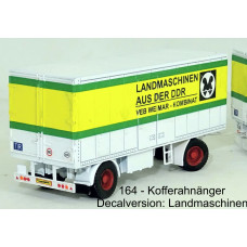 Stavebnice, vlek – skříňová nástavba, Landmaschinen, TT, Štěpnička 164g Stavebnice, vlek – skříňová nástavba, Landmaschinen, TT, Štěpnička 164g