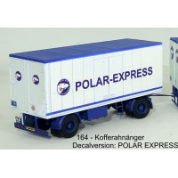 Stavebnice, vlek – skříňová nástavba, Polar Express, TT, Štěpnička 164i Stavebnice, vlek – skříňová nástavba, Polar Express, TT, Štěpnička 164i