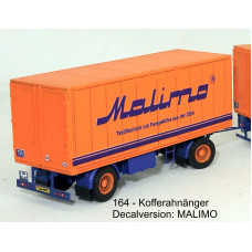 Stavebnice, vlek – skříňová nástavba, Malimo, TT, Štěpnička 164c