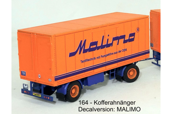 Stavebnice, vlek – skříňová nástavba, Malimo, TT, Štěpnička 164c