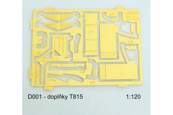 T 815 - stěrače, zrcátka, ochr. rám, stupačky, TT, Štěpnička D001