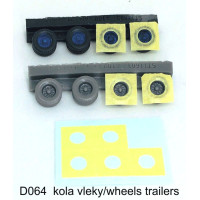 Zakrývací masky pro kola pro vlek BSS – ST11603, TT, Štěpnička D064