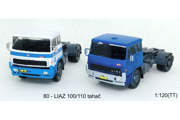 Stavebnice - LIAZ 100 / 110 tahač návěsů, detailní kabina, TT, Štěpnička 080b Stavebnice - LIAZ 100 / 110 tahač návěsů, detailní kabina, TT, Štěpnička 080b
