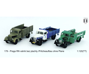 Stavebnice, Praga RN valník bez plachty, otevřené levé dveře, TT, Štěpnička 179c