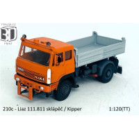 Stavebnice, LIAZ 111.811 údržba silnic, sklápěč, detailní kabina, TT, Štěpnička 210ac