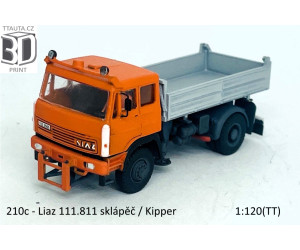 Stavebnice, LIAZ 111.811 údržba silnic, sklápěč, otevřené dveře, TT, Štěpnička 210cc