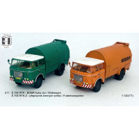 Stavebnice, Škoda 706 RTK BOBR – popelářský vůz / RTK-Z – přepravník krmiv, čirá kabina, TT, Štěpnička 211a