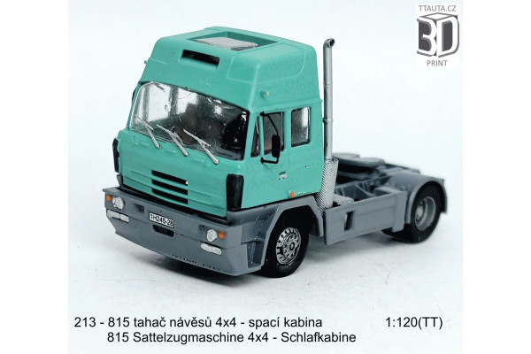 Stavebnice, Tatra 815-2 4×4, tahač návěsů, spací kabina, TT, Štěpnička 213