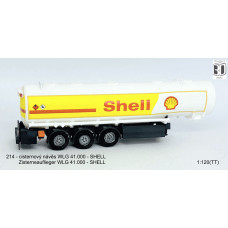 Stavebnice, cisternový návěs WLG 41.000, Shell, TT, Štěpnička 214a
