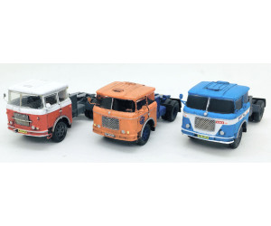 Stavebnice, Škoda 706 RTTN tahač návěsů, detailní kabina 2. generace se 2 světly, obtisky ČSAD, TT, Štěpnička 125f