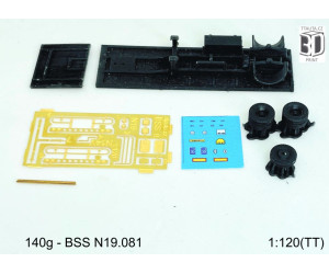 Stavebnice, návěs N19.081, bez plachty, bez bočnic, TT, Štěpnička 140g