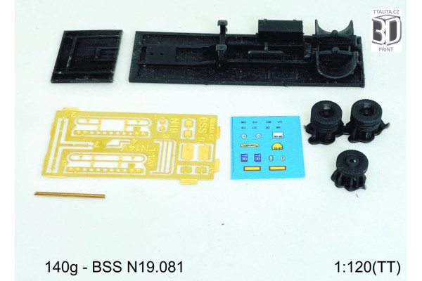 Stavebnice, návěs N19.081, bez plachty, bez bočnic, TT, Štěpnička 140g