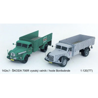 Stavebnice, Škoda 706 R, vysoký valník, detailní kabina, TT, Štěpnička 142f