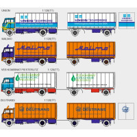 Stavebnice, Volvo F88/89 skříňová nástavba, čirá kabina, Piesterlitz, TT, Štěpnička 163ba