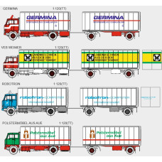Stavebnice, Volvo F88/89 skříňová nástavba, detailní kabina, Robotron, TT, Štěpnička 163fb