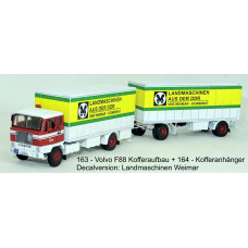 Stavebnice, Volvo F88/89 skříňová nástavba, detailní kabina, Landmaschinen, TT, Štěpnička 163gb