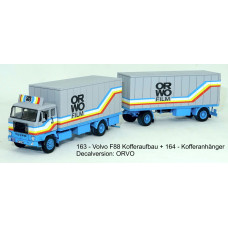 Stavebnice, Volvo F88/89 skříňová nástavba, detailní kabina, ORWO Film, TT, Štěpnička 163kb