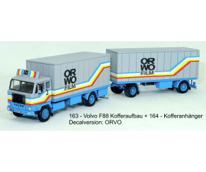 Stavebnice, Volvo F88/89 skříňová nástavba, čirá kabina, ORWO Film, TT, Štěpnička 163ka