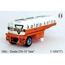 Stavebnice, cisternový návěs Desta CN-15, potraviny – Laktos, Kofola, TT, Štěpnička 180c