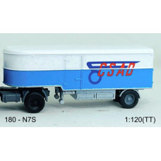 Stavebnice, skříňový návěs N7S, ČSAD, TT, Štěpnička 181