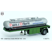 Stavebnice, cisternový návěs NKCM-140 – víno, TT, Štěpnička 190
