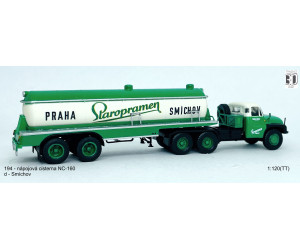 Stavebnice, cisternový návěs NC-160, tahač T148, Smíchov, TT, Štěpnička 194de