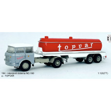 Stavebnice, cisternový návěs NC-160, tahač T148, Topvar, TT, Štěpnička 194ee