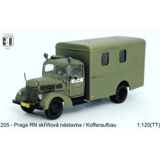 Stavebnice, Praga RN skřínová nástavba, levé dveře otevřené, TT, Štěpnička 205c