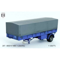 Stavebnice, návěs BSS N-14BG s plachtou, základní, TT, Štěpnička 207a