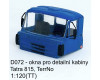 Vyřezávaná okna pro detailní kabiny Tatra 815, TerrNo1, TT, Štěpnička D072