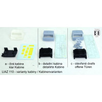 Stavebnice, kabina na Liaz 110, detailní kabina, TT, Štěpnička D102