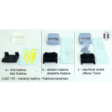 Stavebnice, kabina na Liaz 110, detailní kabina, TT, Štěpnička D102