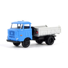 IFA W50L, trojstranný sklápěč, modrá, TT, Haedl 121010-03