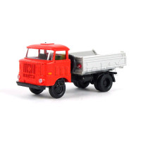 IFA W50L, trojstranný sklápěč, červená, TT, Haedl 121010-11