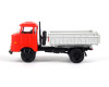 IFA W50L, trojstranný sklápěč, červená, TT, Haedl 121010-11