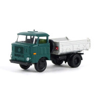 IFA W50L, trojstranný sklápěč, modrozelená, TT, Haedl 121010-12