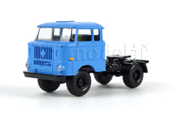IFA W50LA, tahač návěsů,prodloužená kabina, balonová kola, světle modrá, TT, Haedl 121049-03 IFA W50LA, tahač návěsů,prodloužená kabina, balonová kola, světle modrá, TT, Haedl 121049-03