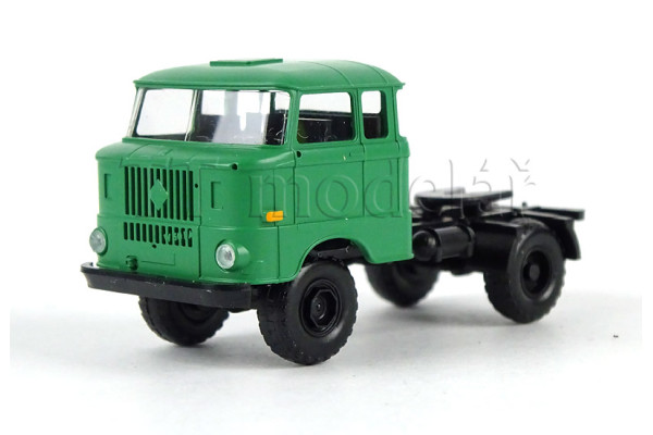 IFA W50LA, tahač návěsů, prodloužená kabina, balonová kola, májová zelená, TT, Haedl 121049-07 IFA W50LA, tahač návěsů, prodloužená kabina, balonová kola, májová zelená, TT, Haedl 121049-07