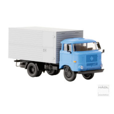 IFA W50L, se skříní z ocelového plechu, světle modrá, TT, Haedl 121054-03