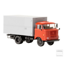 IFA W50L, se skříní z ocelového plechu, červená, TT, Haedl 121054-11
