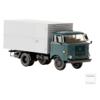 IFA W50L, se skříní z ocelového plechu, modrozelená, TT, Haedl 121054-12