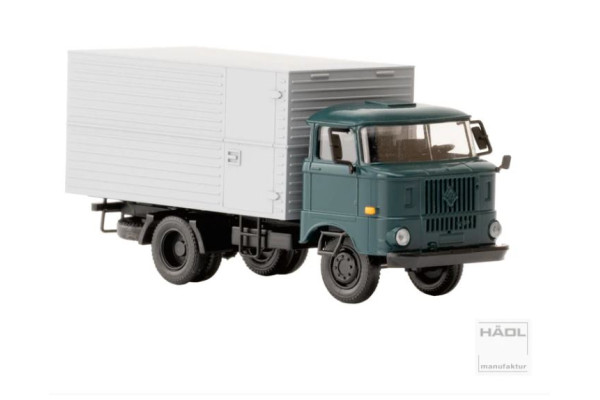 IFA W50L, se skříní z ocelového plechu, modrozelená, TT, Haedl 121054-12