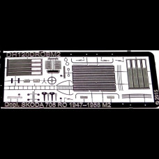 Doplňky - dvoudveřový lept k odlitku autobusu ŠKODA 706 RO, TT, DH Loko 120DROBM2