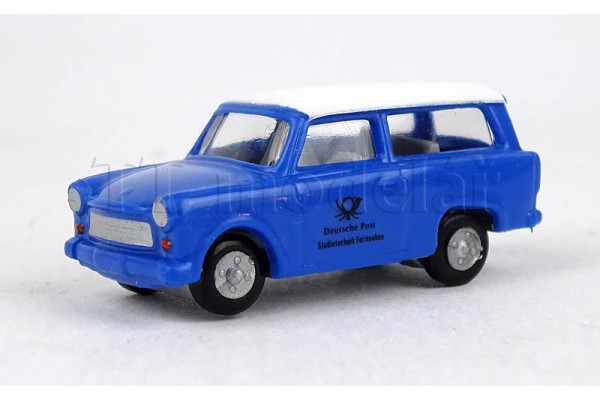 Osobní auto Trabant 601 Kombi „Deutsche Post Studiotechnik“, TT, Tillig 08744