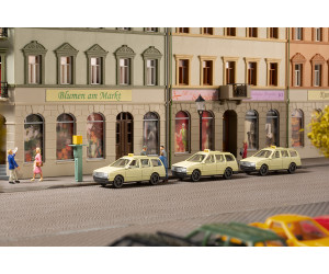 Osobní automobil Taxi, telefonní sloupky, TT, Auhagen 43676