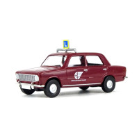 Osobní automobil Lada 1200 Autoškola, vínový, TT, Busch 87007
