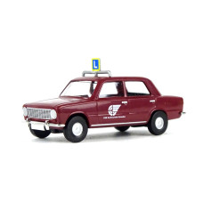 Osobní automobil Lada 1200 Autoškola, vínový, TT, Busch 87007