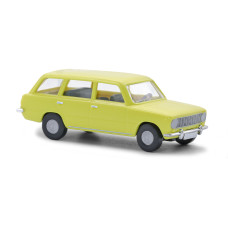 Osobní automobil Lada 1200 Kombi, žlutý, TT, Busch 87051