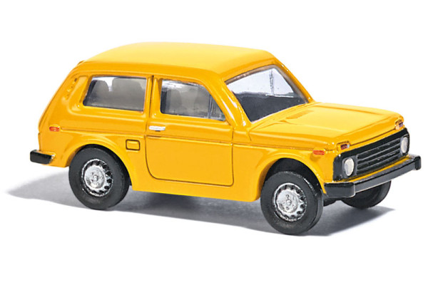 Osobní automobil Lada Niva, žlutý, TT, Busch 87102