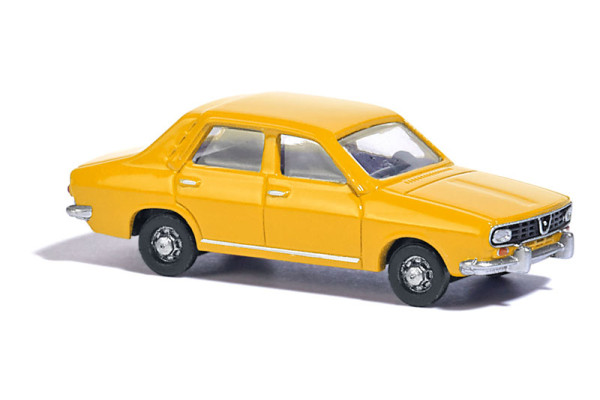 Osobní automobil Dacia 1300/Renault 12, žlutá, TT, Busch 87303